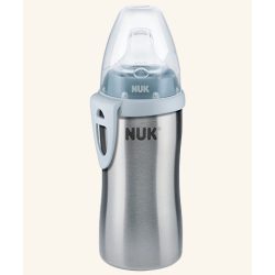   NUK Active Cup 215мл термо, силиконов накрайник - Син