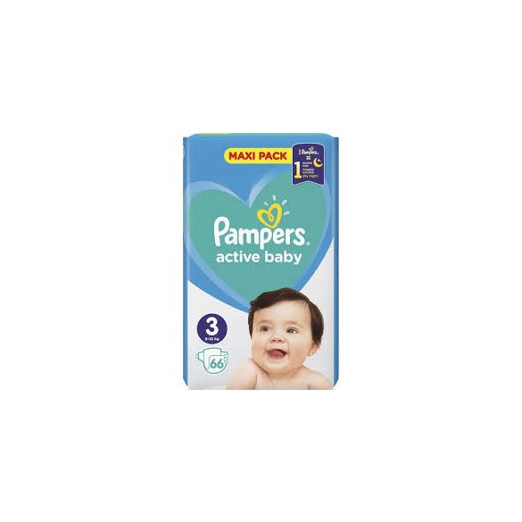 Pampers Active Baby Пелени 3 / 6-10кг/ 66бр.VPP