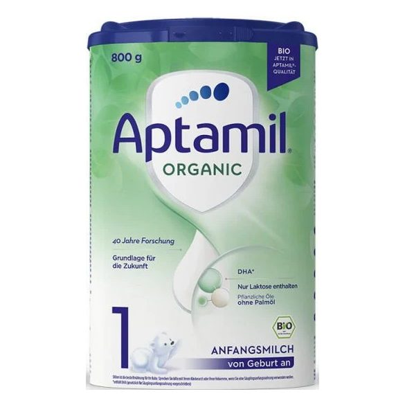 Aptamil Organic 1 Био мляко  0 - 6-м  / 800 гр.