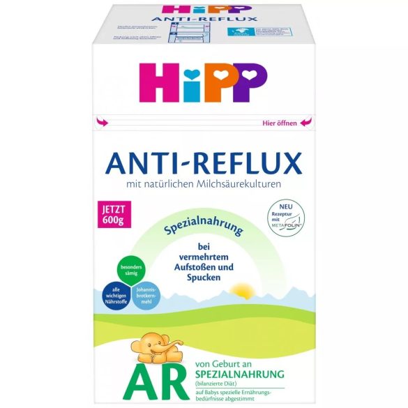HiPP AR БИО Специализирана храна за кърмачета при повръщане и оригване 0М.+ 600Г / НОВO /