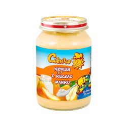   Слънчо Бебешки десерт „Круша с кисело мляко“