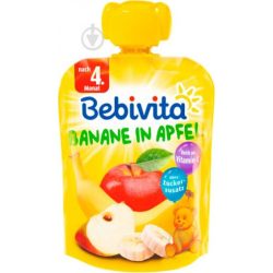 Bebivita  Ябълка с банан, 90g 