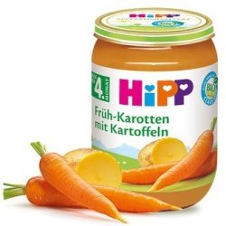   HIPP БИО Ранни моркови с картофи 190 гр.