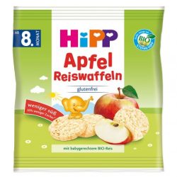   HiPP Bio Оризови бисквити с ябълка (30 г) 8м