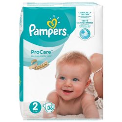 PAMPERS PRO CARE 2 (3-6кг.) 36 броя
