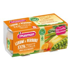   Плазмон/Plasmon Бобови зеленчуци 6м /2 Х 80 g