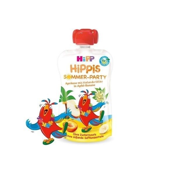 HIPP Био Плодова закуска ябълка,банан и кайсия