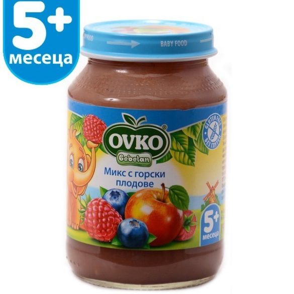 Ovko Микс с горски плодове от 5-ия месец 190 гр.
