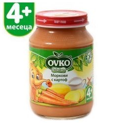   Оvko Морков и картоф от 4-ия месец 190 гр.
