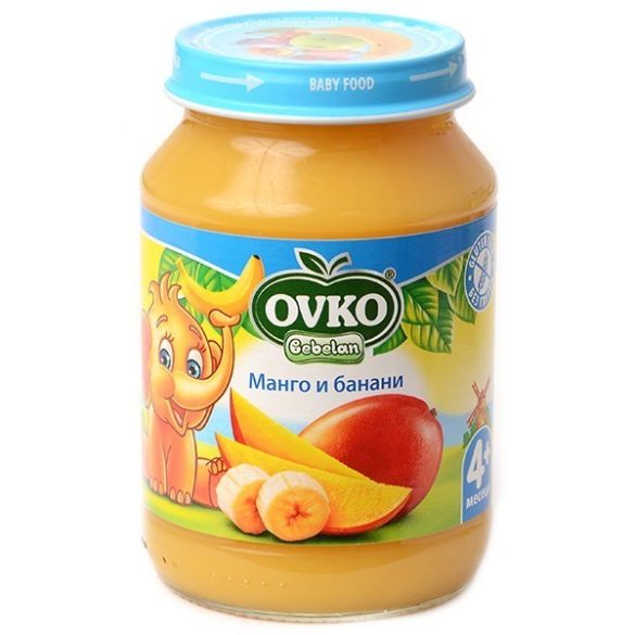 Ovko Манго с банани от 4-ия месец 190 гр.