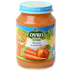   Ovko Ябълки и моркови от 4-ия месец 190 гр.
