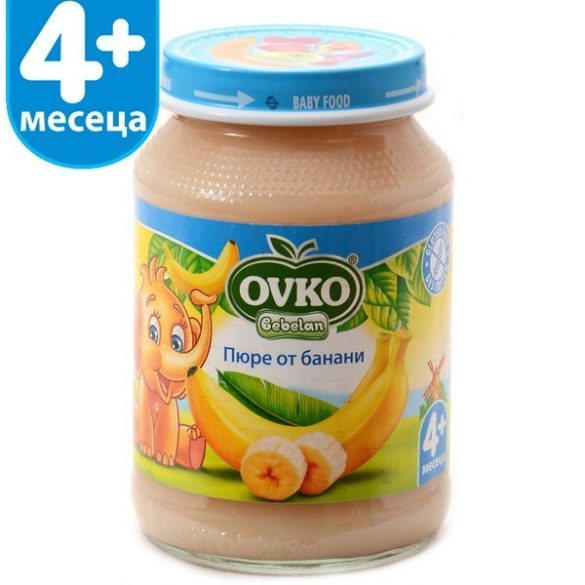 Ovko Банани от 4-ия месец 190 гр.