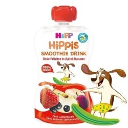   HIPP Био Смути Червени плодове, ябълка-банан
