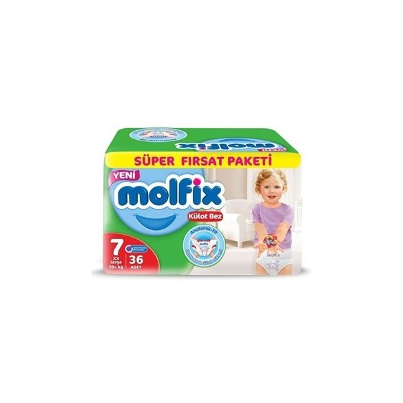 Molfix / Молфикс гащи 7 (19+кг) 36бр.