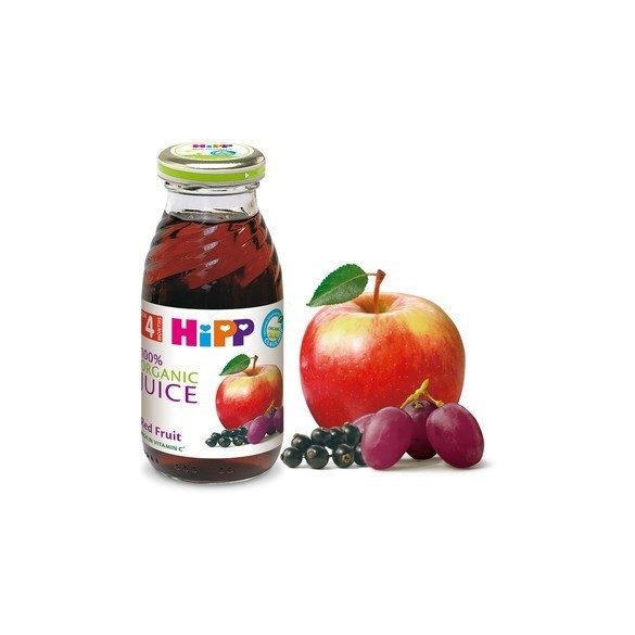 HIPP БИО Сок от червени плодове 4+м. / 200мл./ 05.2024г