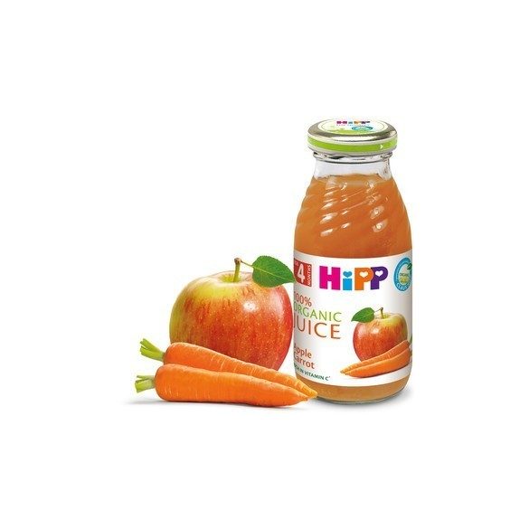 БИО Сок от ябълки и моркови 4+м. / 200мл.