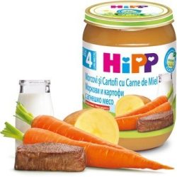   HIPP БИО Моркови и картофи с агнешко 4м
