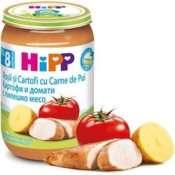   HIPP БИО Картофи и домати   с пилешко месо