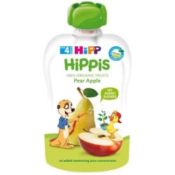   HIPP Био Плодова закуска круша и ябълка 100г 