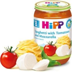   HIPP БИО Спагети с домати и моцарела