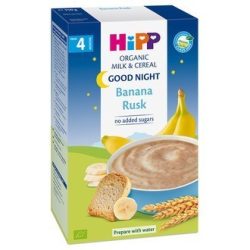   HIPP Био инстантна млечна каша „Лека нощ” – Банан и сухар