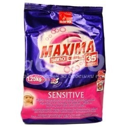     Sano Прах за пране Sano Maxima - Sensitive - 6 кг.